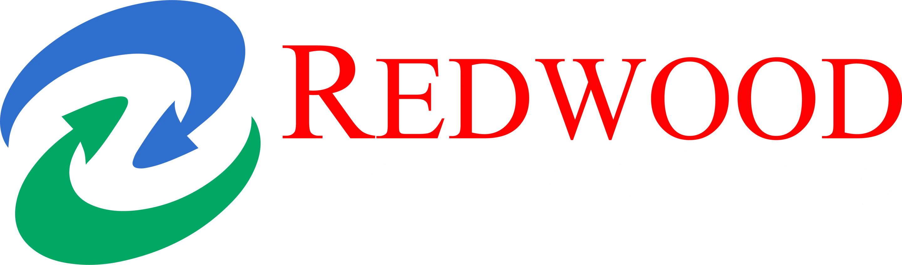 Redwood Logo colored and white